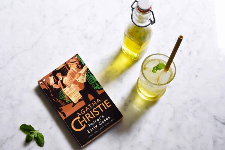 My fresh mint syrup and Hercule Poirot