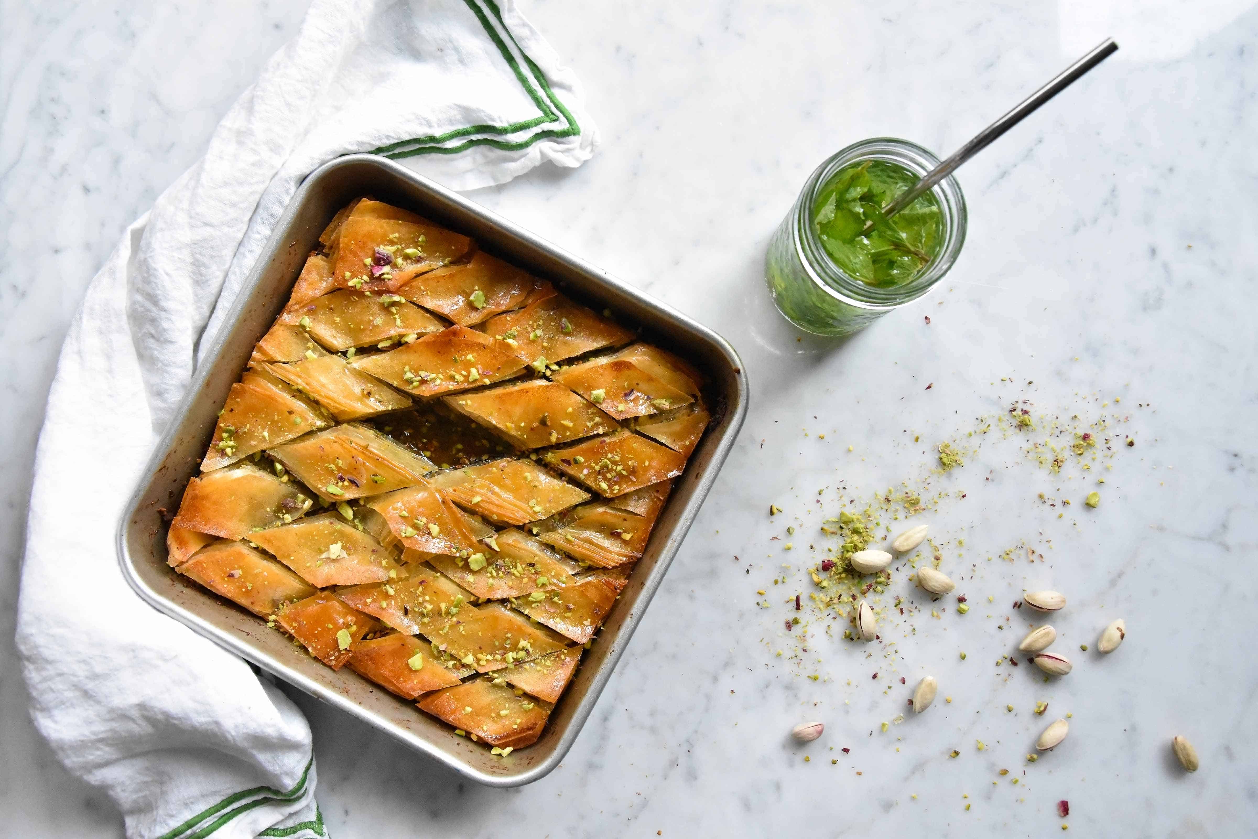 Authentic Pistachio Baklava Recipe – Cookin' with Mima