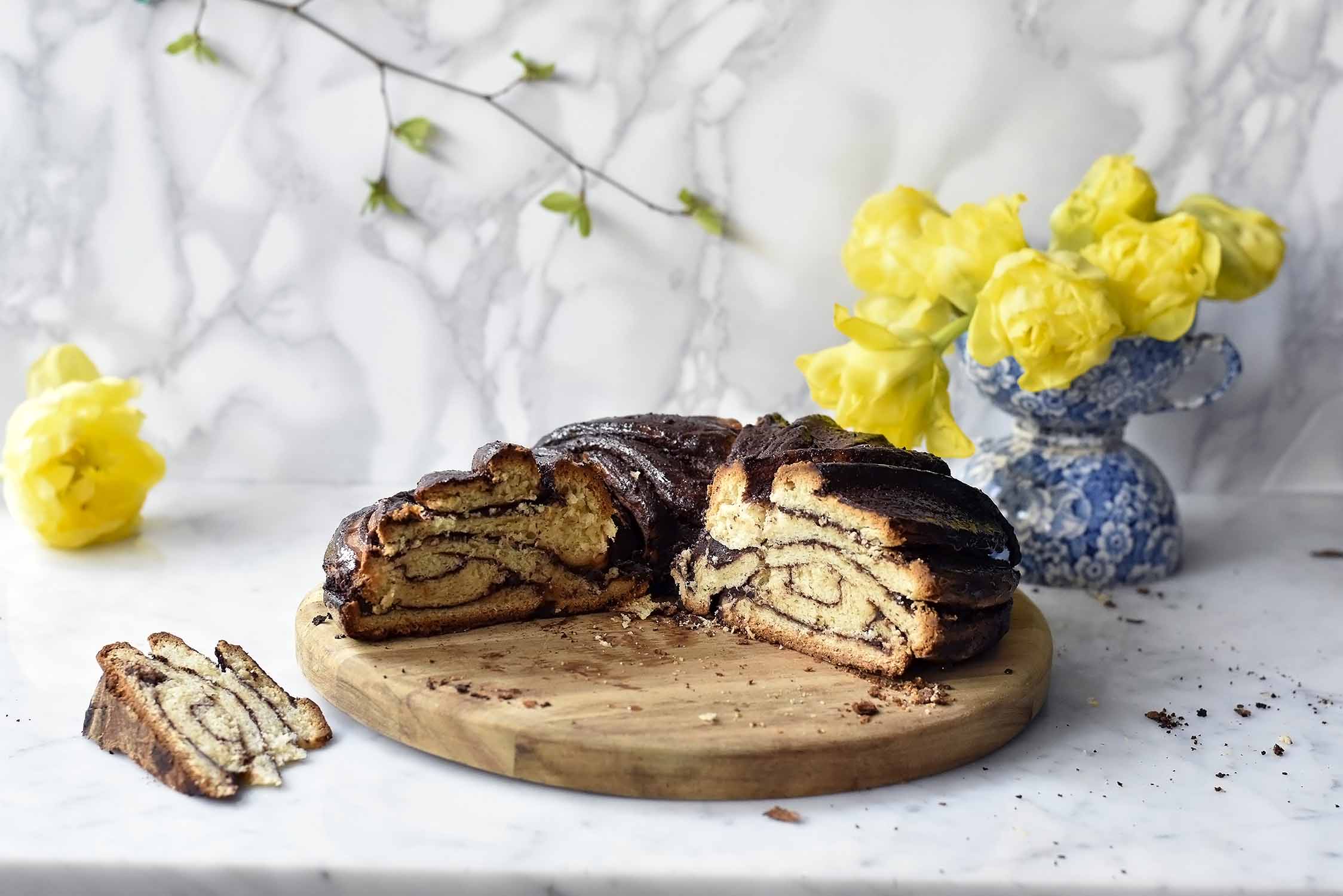 My swirly chocolate babka
